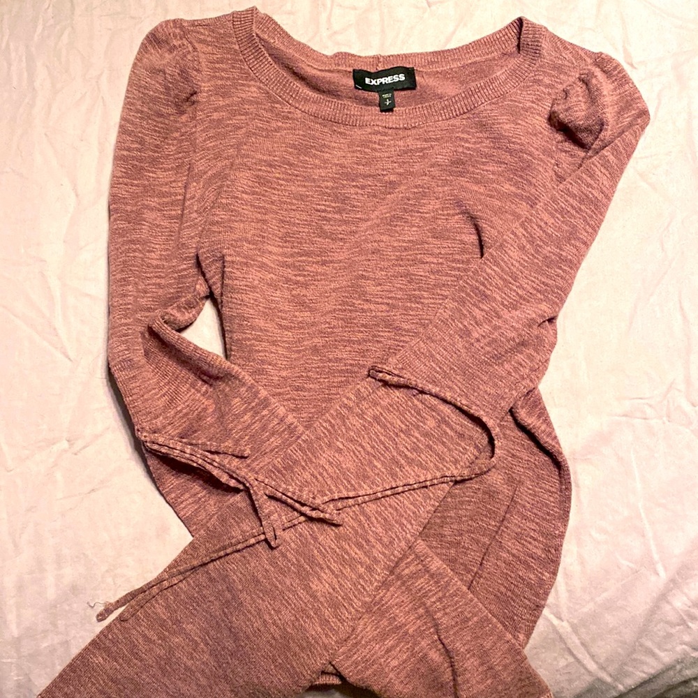 Express balloon sleeve sweater